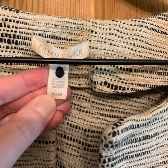 Eileen Fisher Handloomed Cotton Blazer - Picture 3 of 4